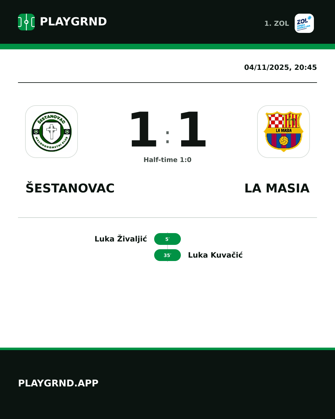 Instagram artwork: Šestanovac 1:1 La Masia