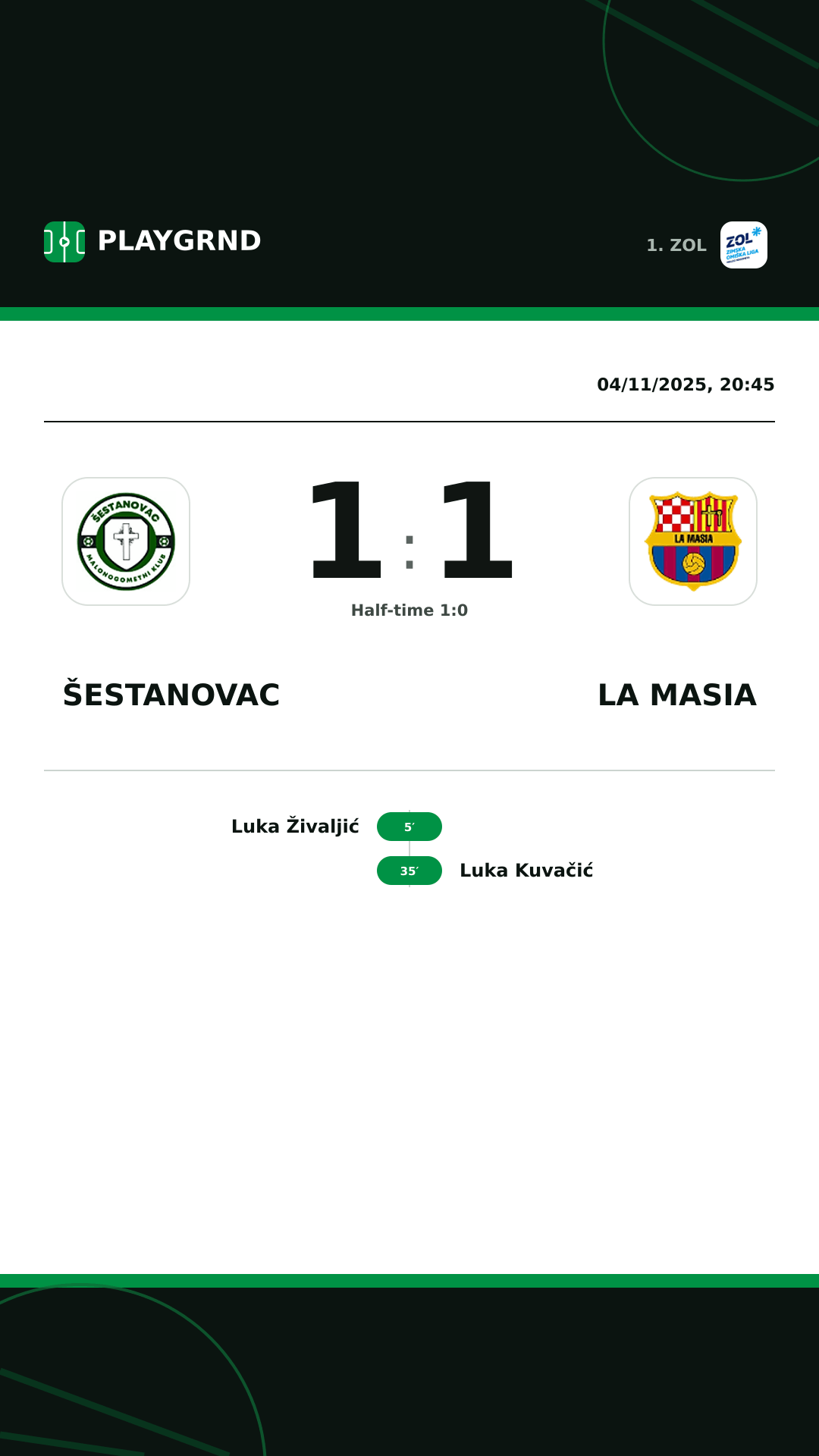 Instagram artwork: Šestanovac 1:1 La Masia