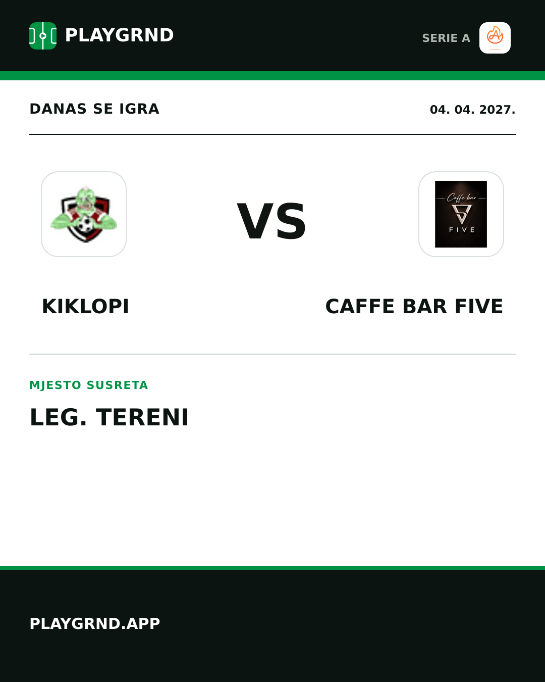 Instagram slika: Kiklopi vs Caffe Bar Five