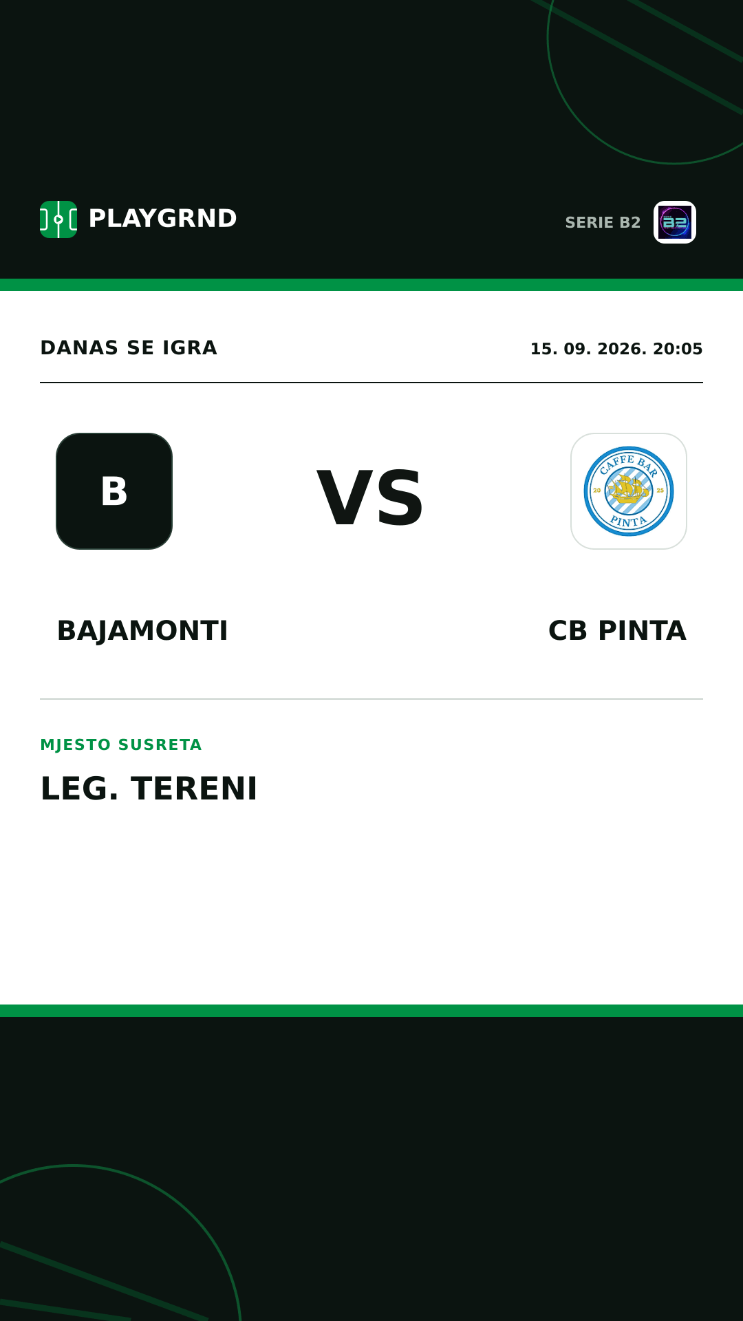 Instagram slika: Bajamonti vs CB Pinta
