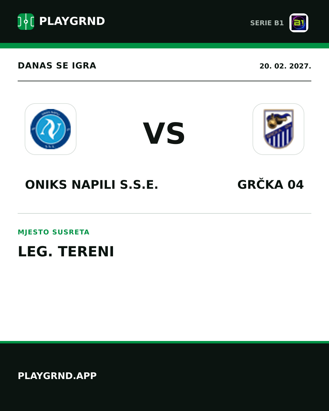 Instagram slika: Oniks Napili S.S.E. vs Grčka 04
