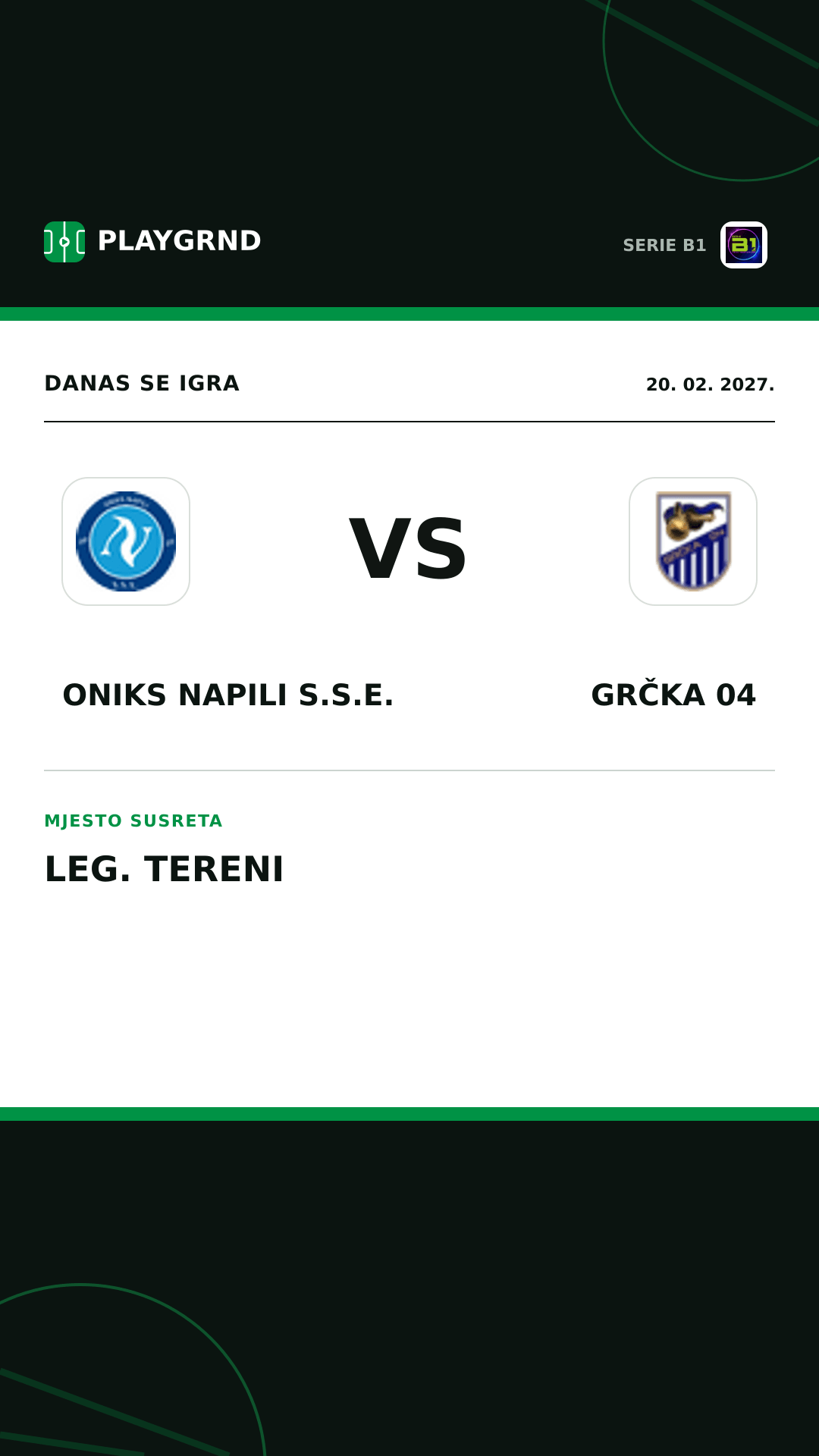 Instagram slika: Oniks Napili S.S.E. vs Grčka 04