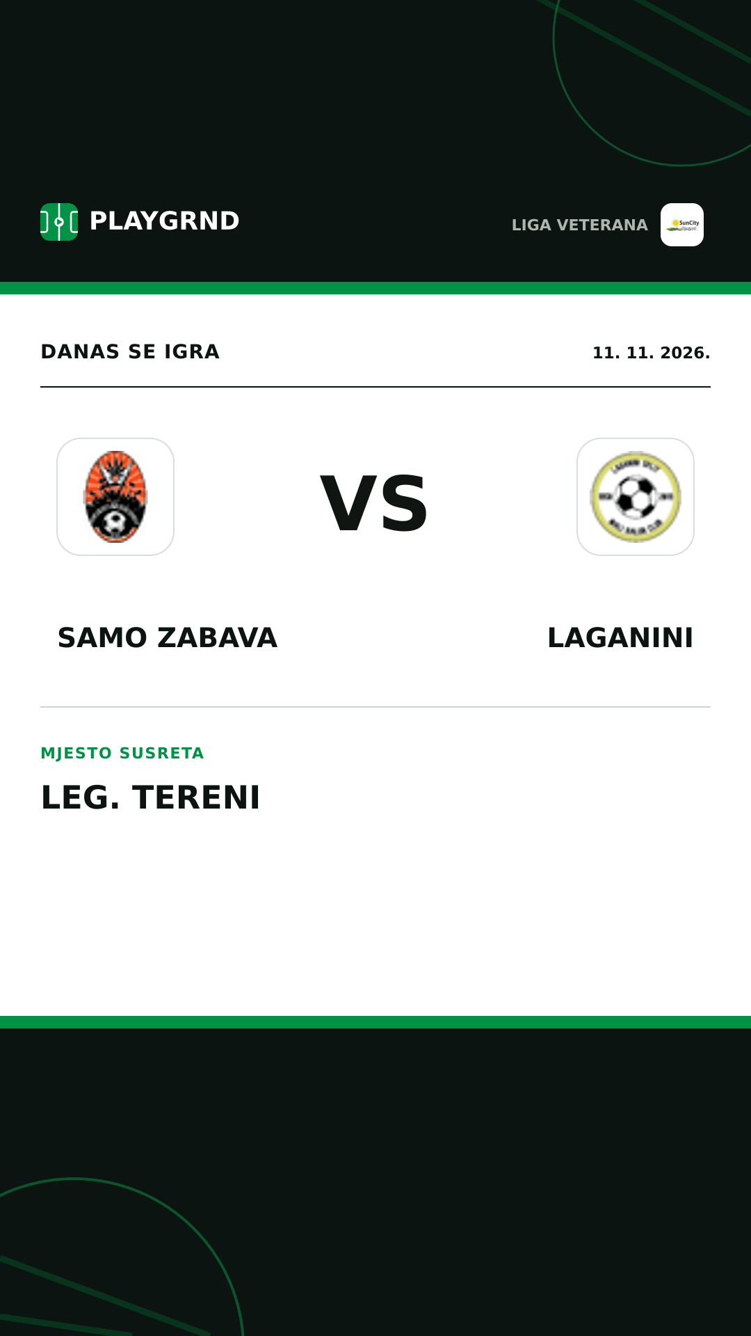 Instagram slika: Samo Zabava vs Laganini