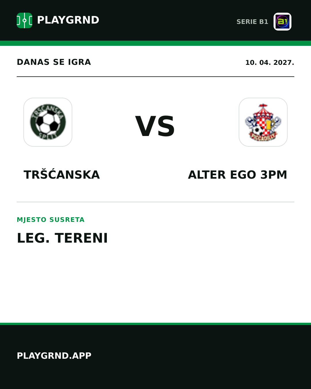 Instagram slika: Tršćanska vs Alter Ego 3PM