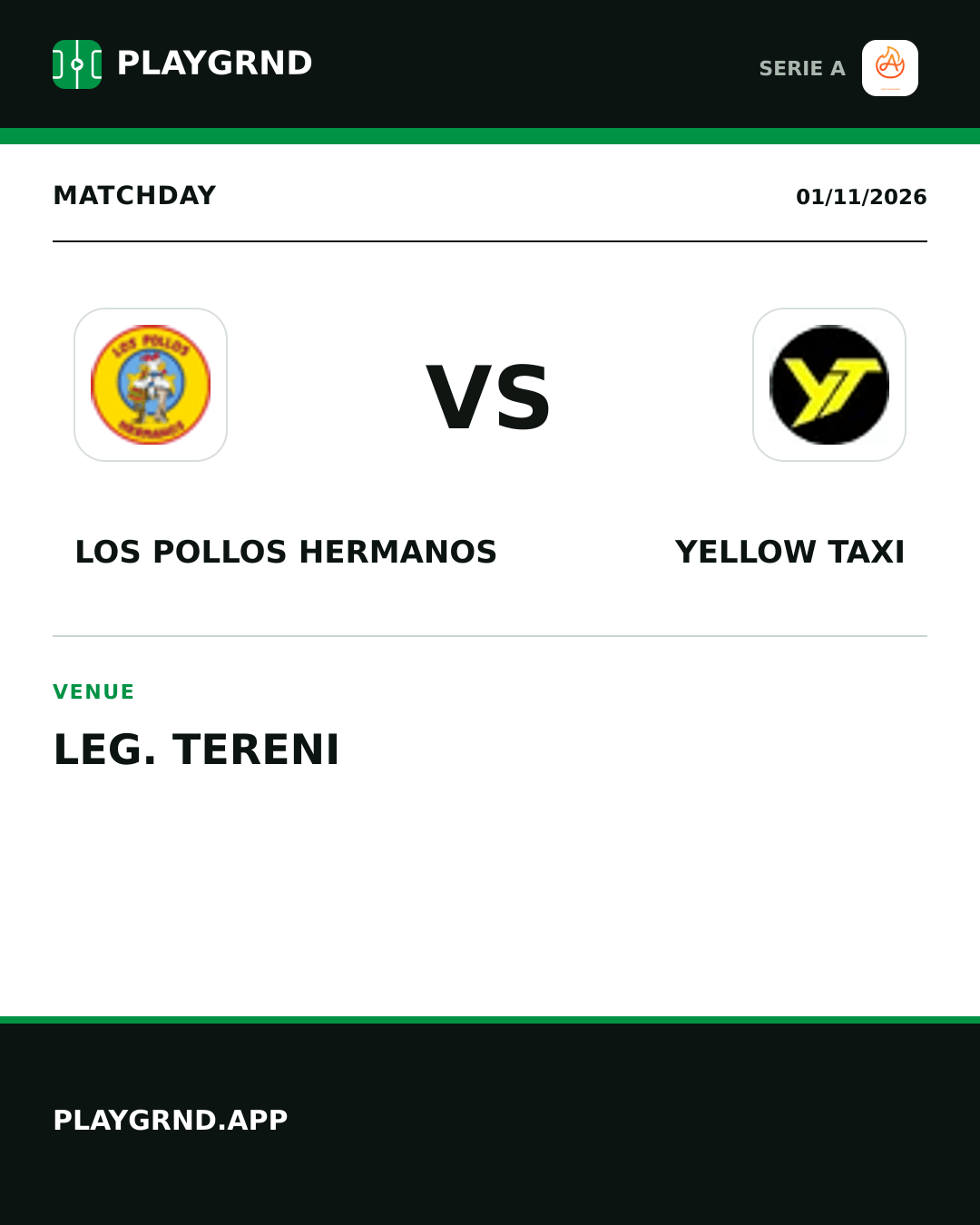 Instagram artwork: Los Pollos Hermanos vs Yellow Taxi