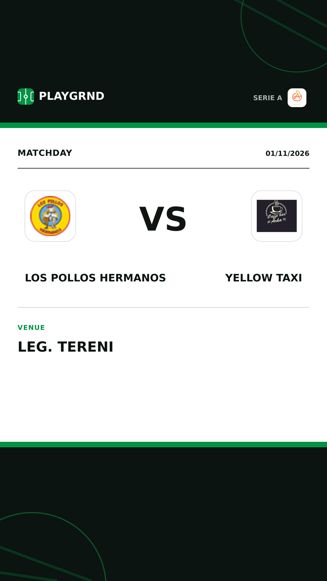 Instagram artwork: Los Pollos Hermanos vs Yellow Taxi
