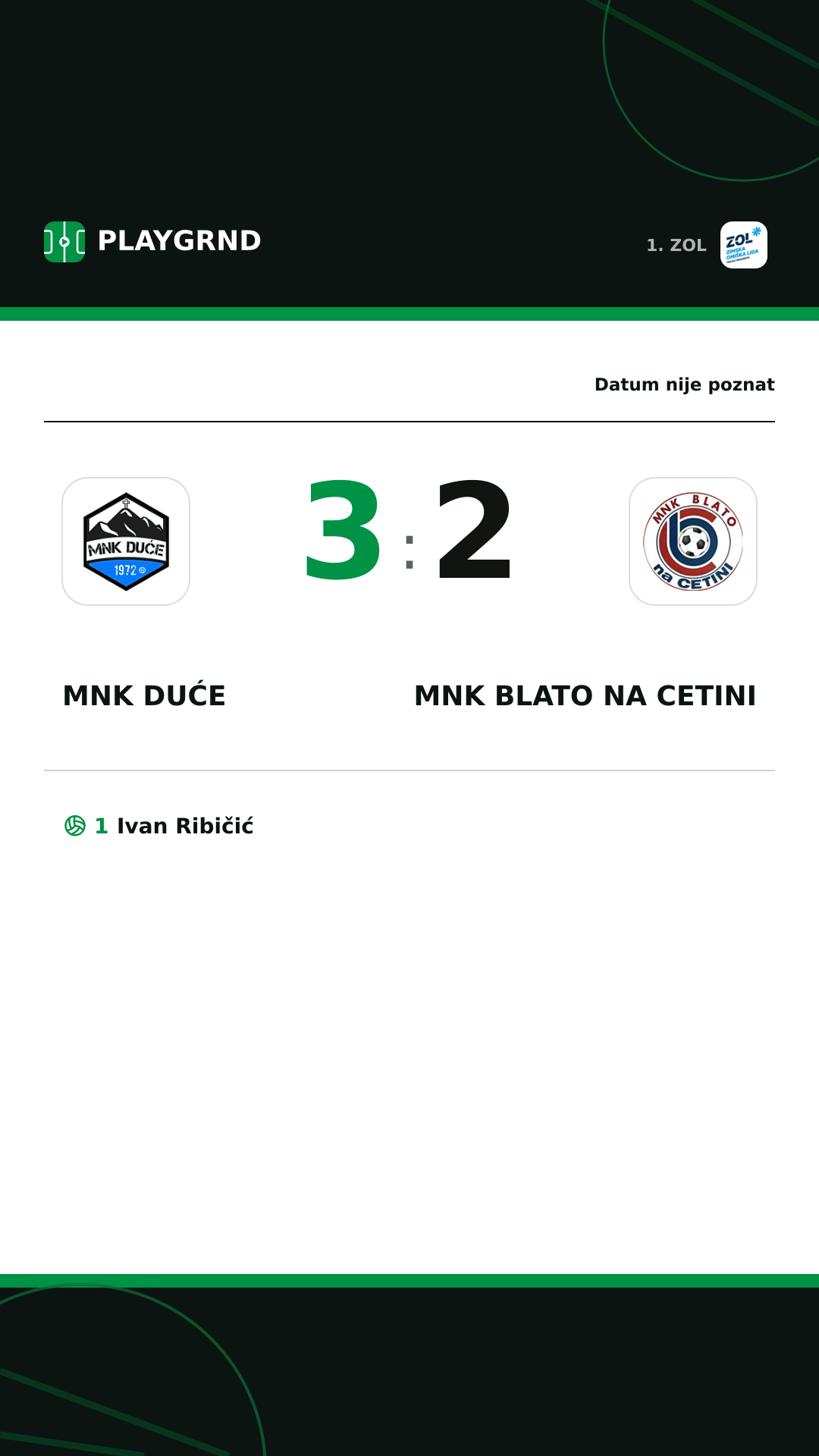 Instagram slika: MNK Duće 3:2 MNK Blato na Cetini