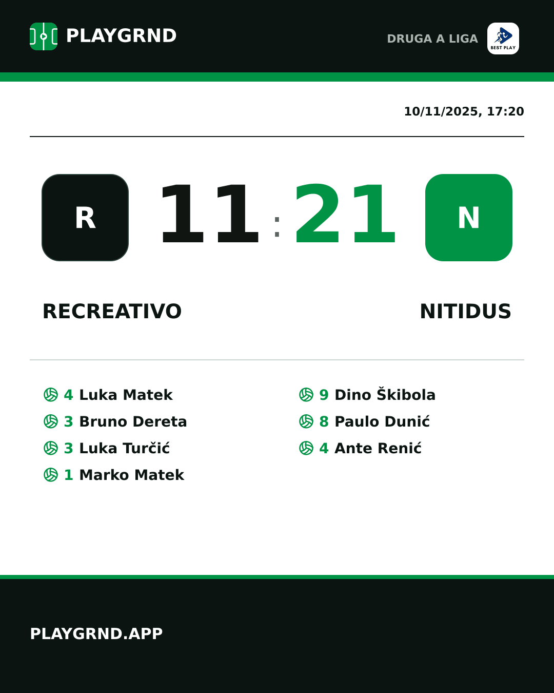 Instagram artwork: Recreativo 11:21 Nitidus