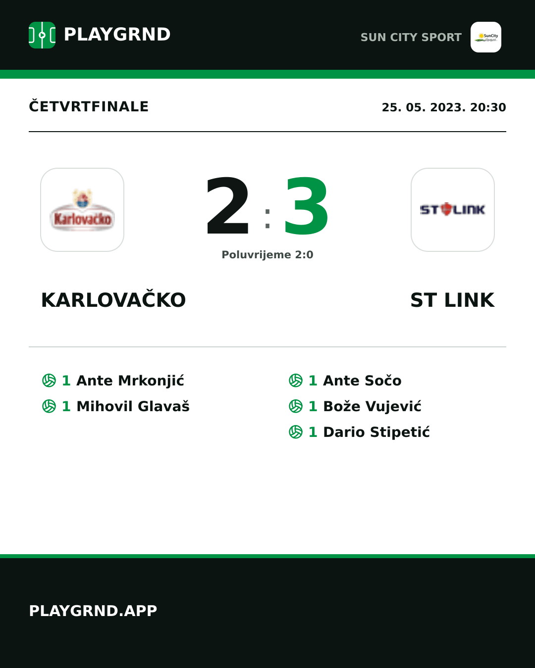 Instagram slika: Karlovačko 2:3 ST Link