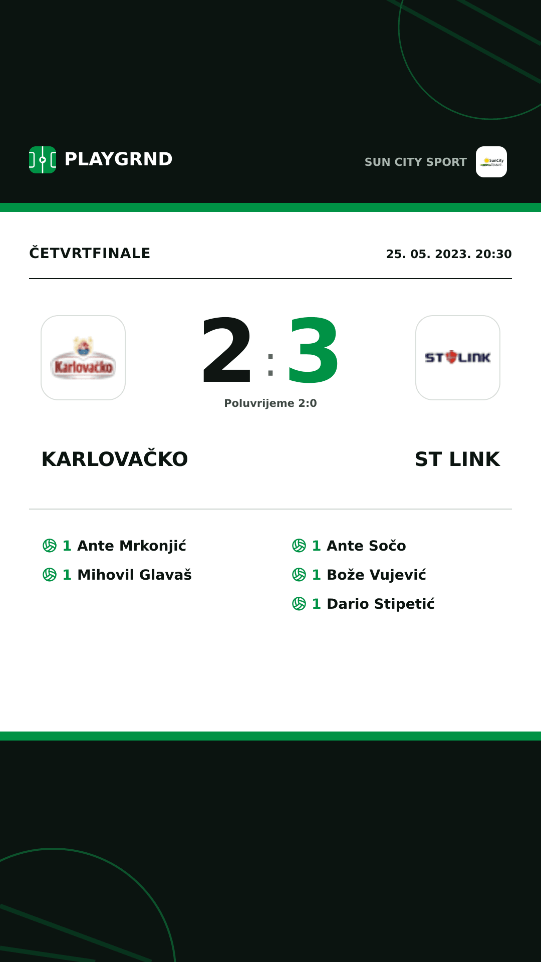 Instagram slika: Karlovačko 2:3 ST Link