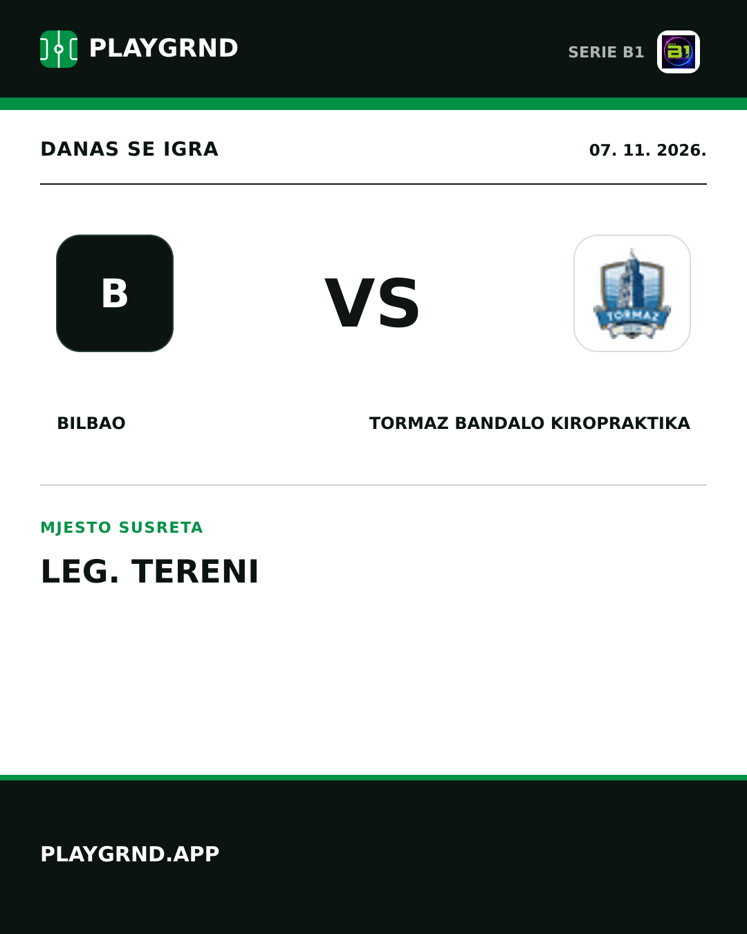 Instagram slika: Bilbao vs Tormaz Bandalo Kiropraktika