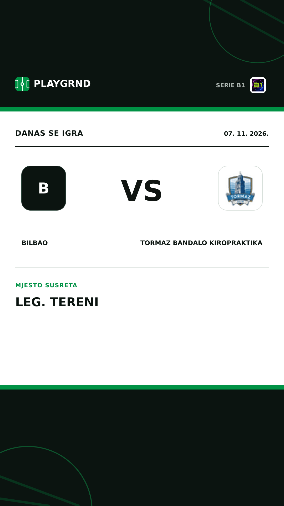 Instagram slika: Bilbao vs Tormaz Bandalo Kiropraktika