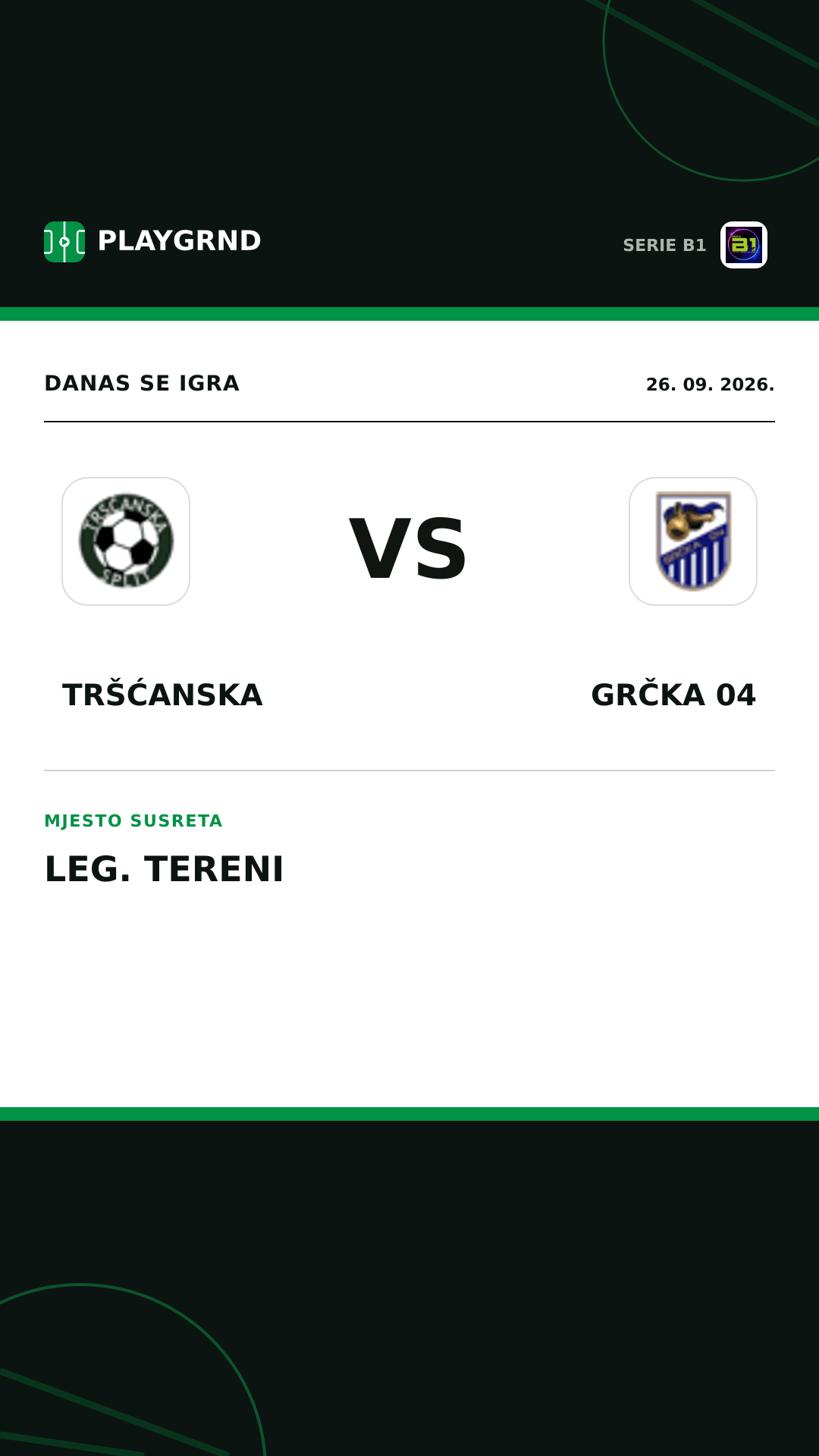 Instagram slika: Tršćanska vs Grčka 04