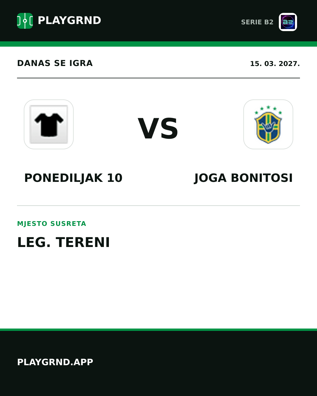 Instagram slika: Ponediljak 10 vs Joga Bonitosi