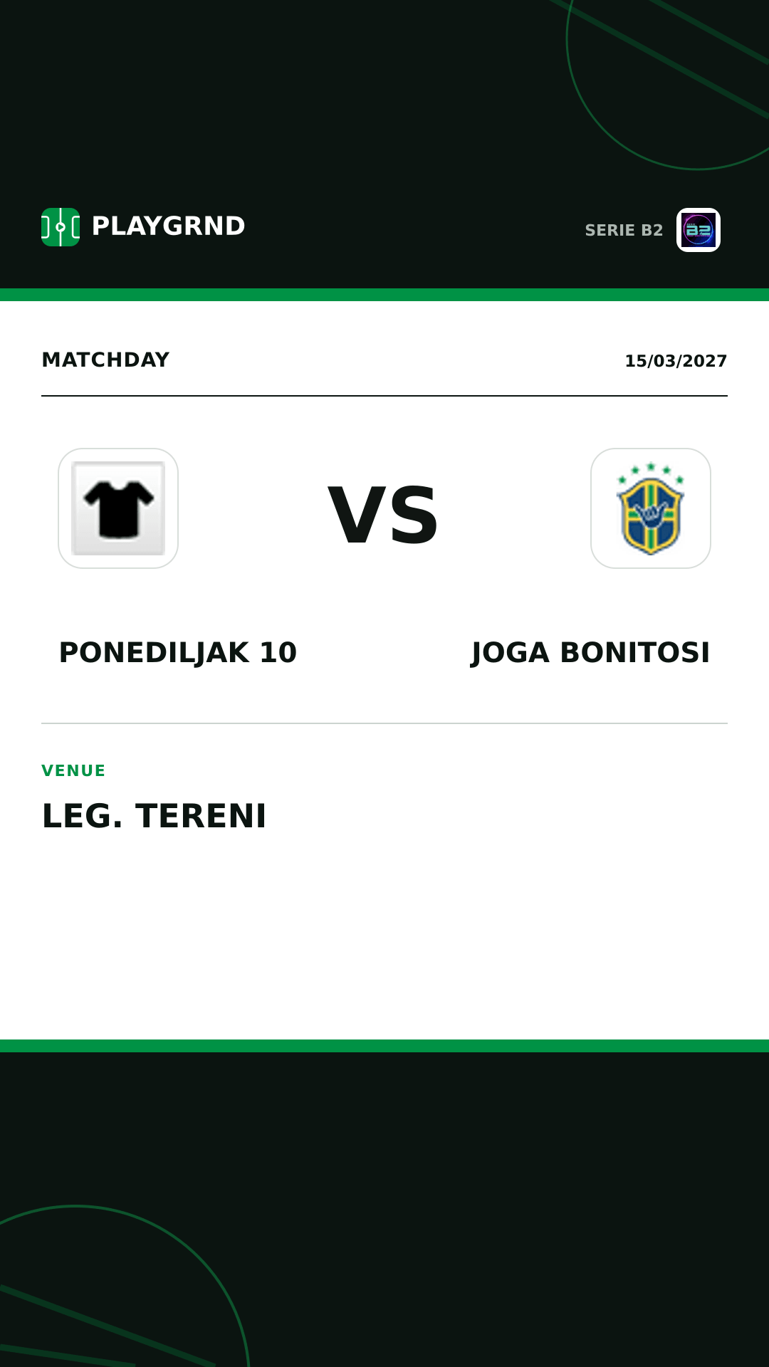 Instagram artwork: Ponediljak 10 vs Joga Bonitosi
