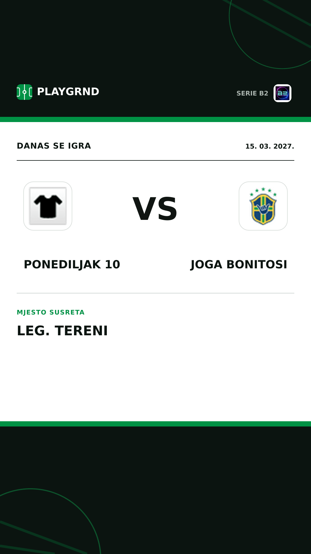 Instagram slika: Ponediljak 10 vs Joga Bonitosi