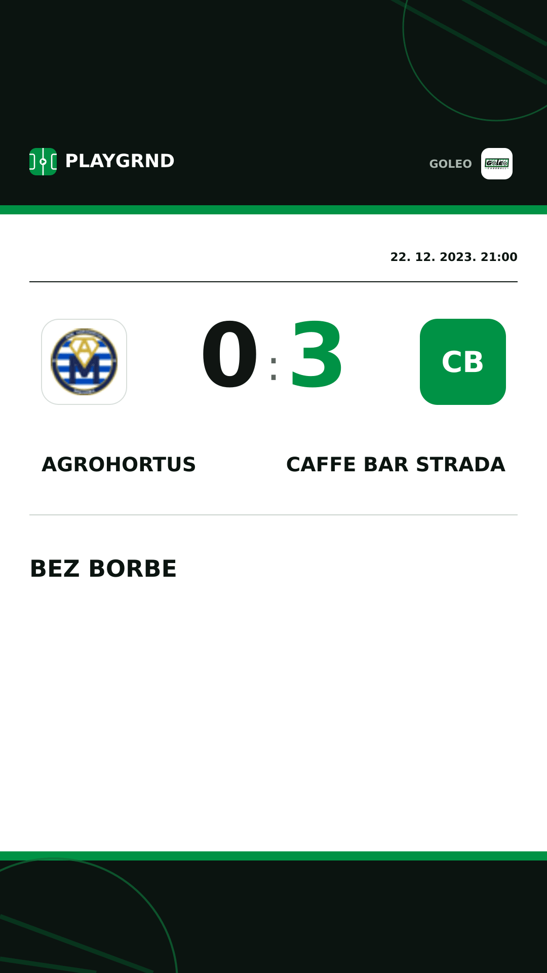 Instagram slika: Agrohortus 0:3 Caffe bar Strada