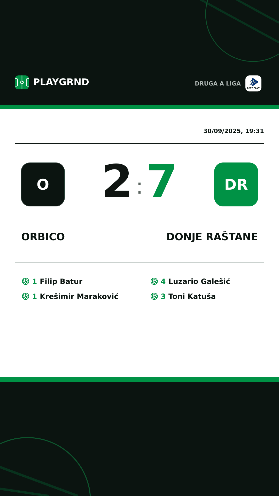 Instagram artwork: Orbico 2:7 Donje Raštane