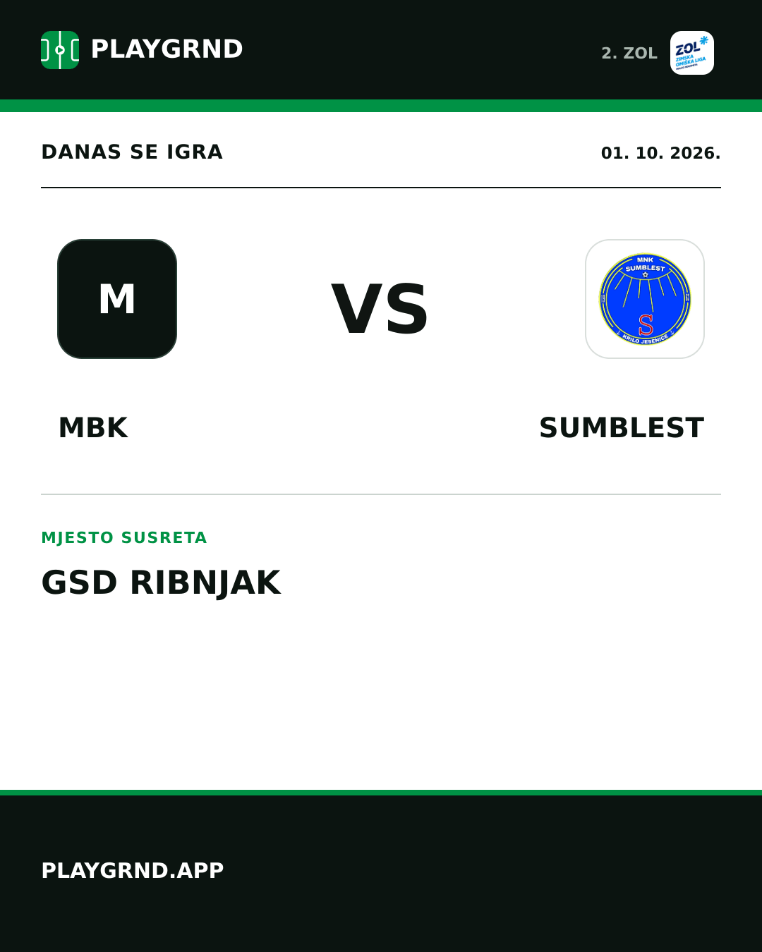 Instagram slika: MBK vs Sumblest