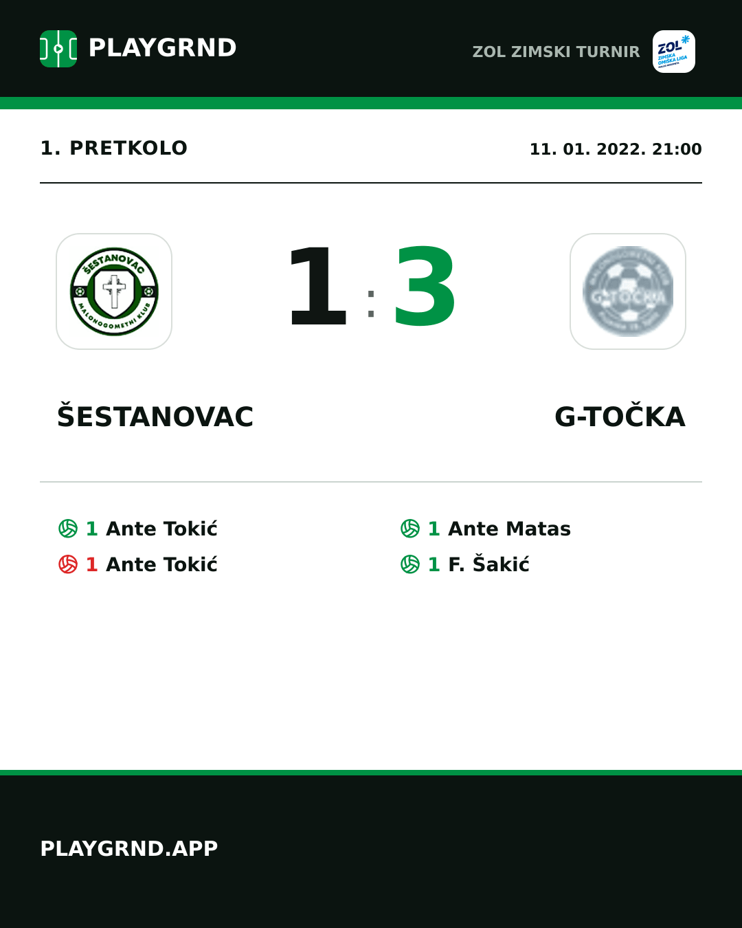Instagram slika: Šestanovac 1:3 G-točka