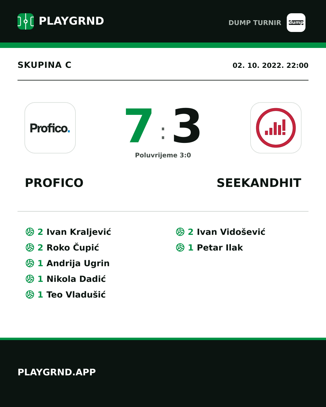 Instagram slika: Profico 7:3 SeekandHit