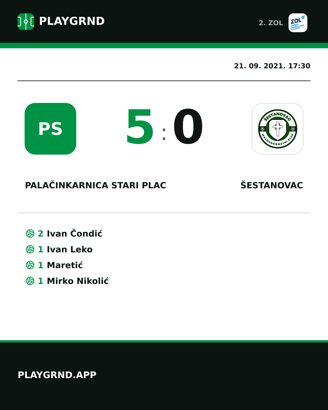 Instagram slika: Palačinkarnica Stari plac 5:0 Šestanovac