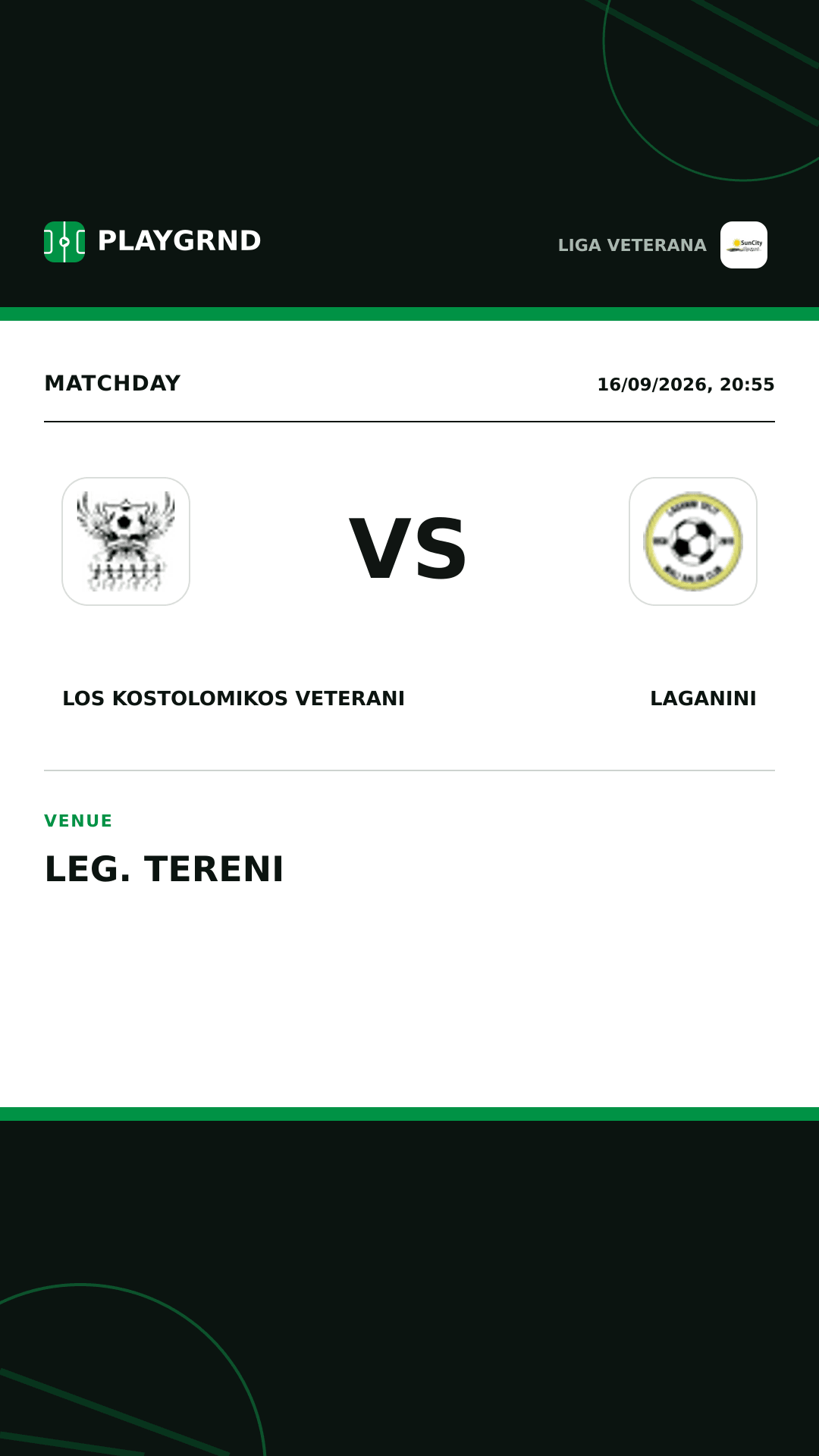 Instagram artwork: Los Kostolomikos Veterani vs Laganini