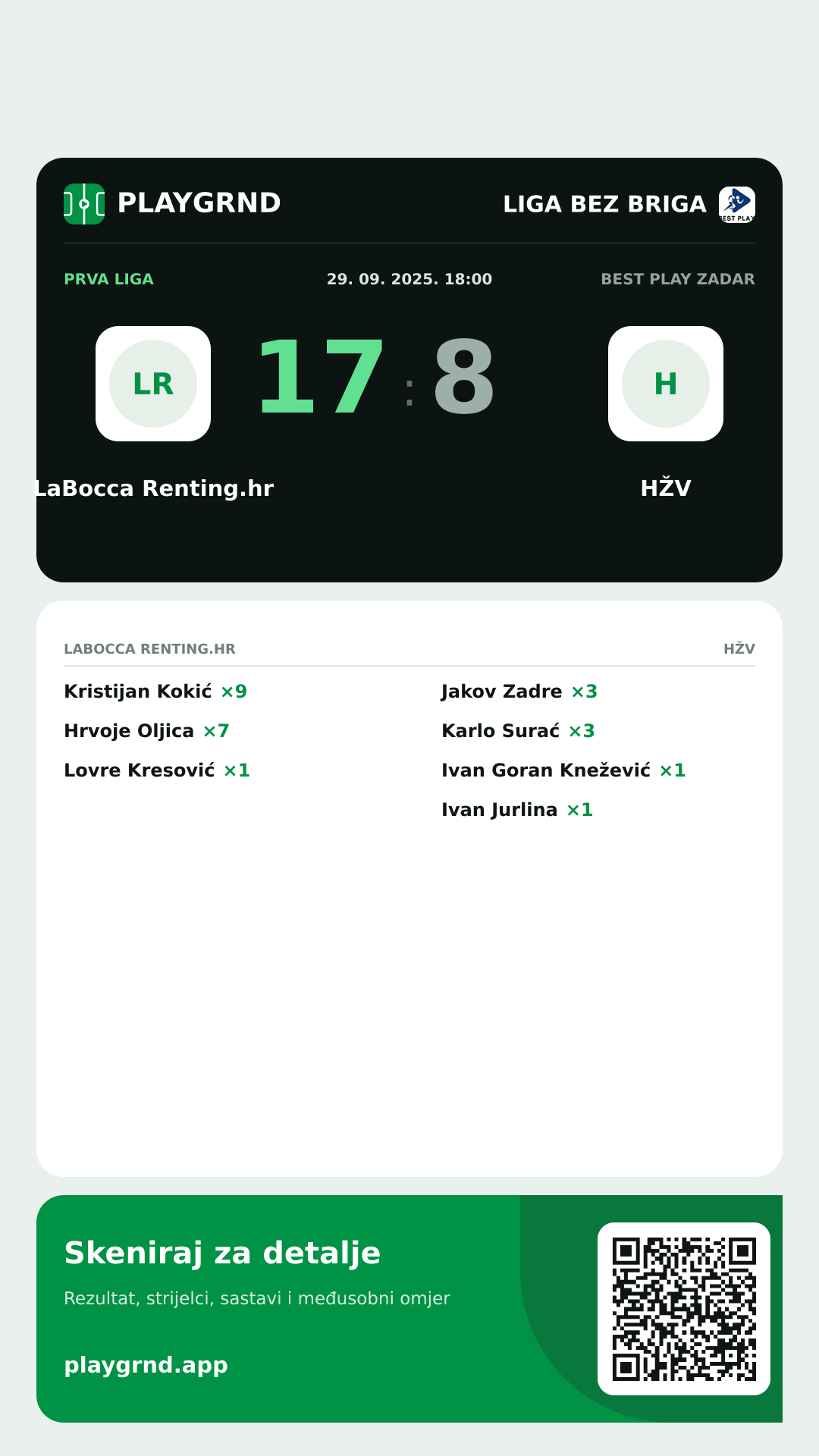 Story image: LaBocca Renting.hr 17:8 HŽV