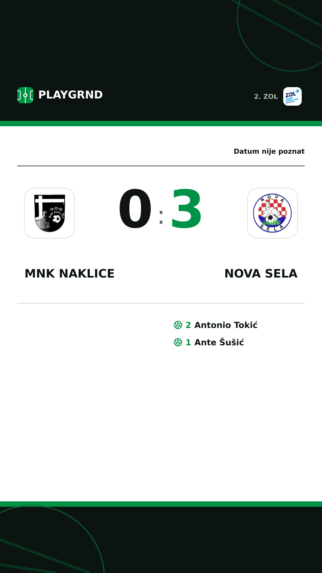 Instagram slika: MNK Naklice 0:3 Nova Sela