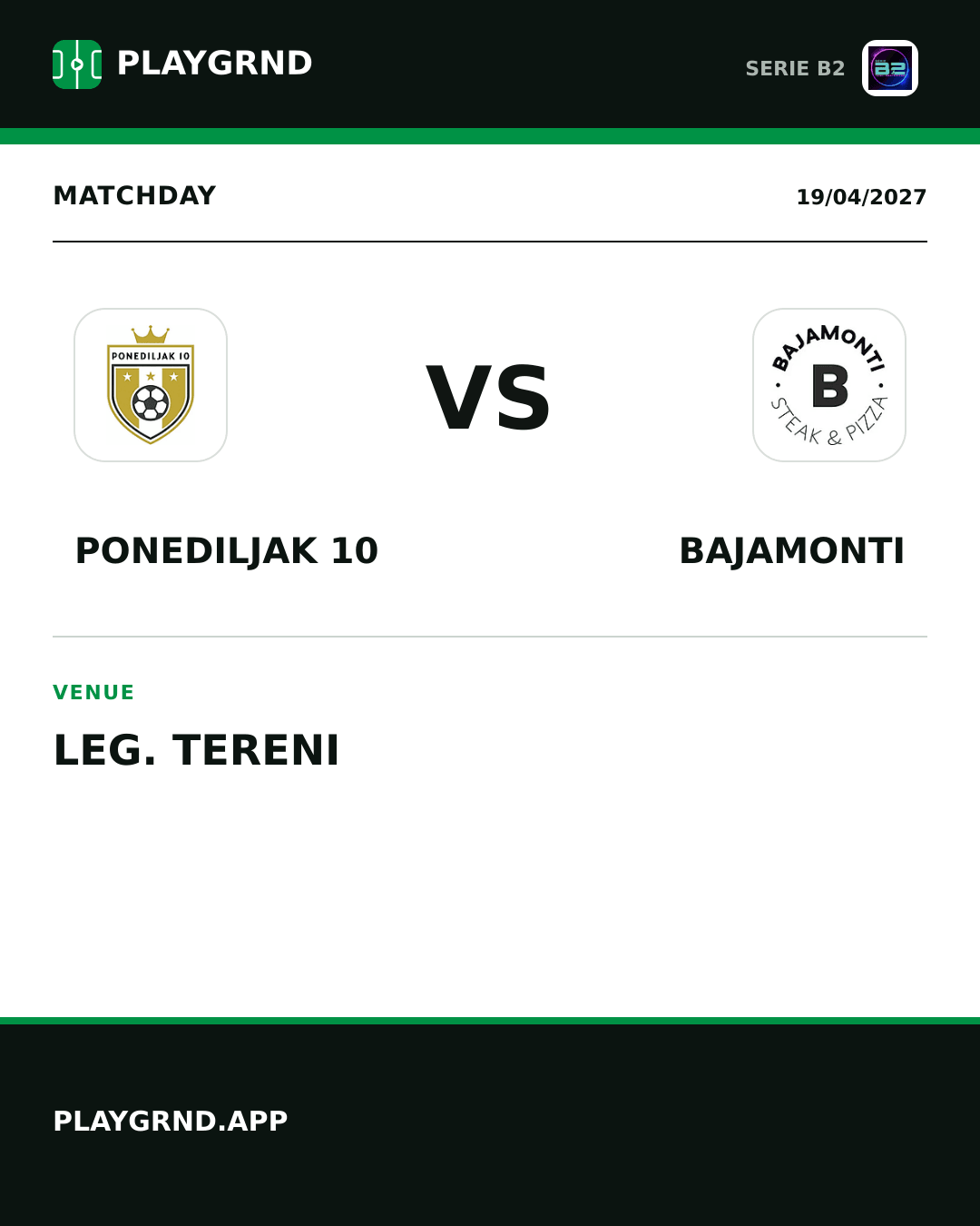 Instagram artwork: Ponediljak 10 vs Bajamonti