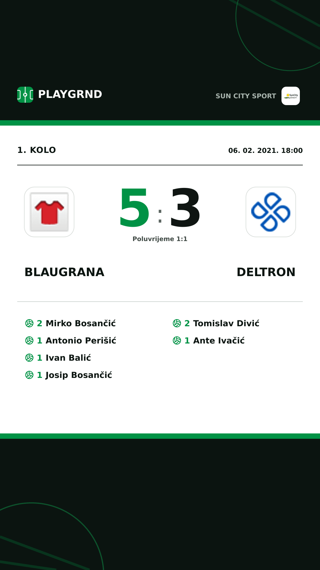 Instagram slika: Blaugrana 5:3 Deltron