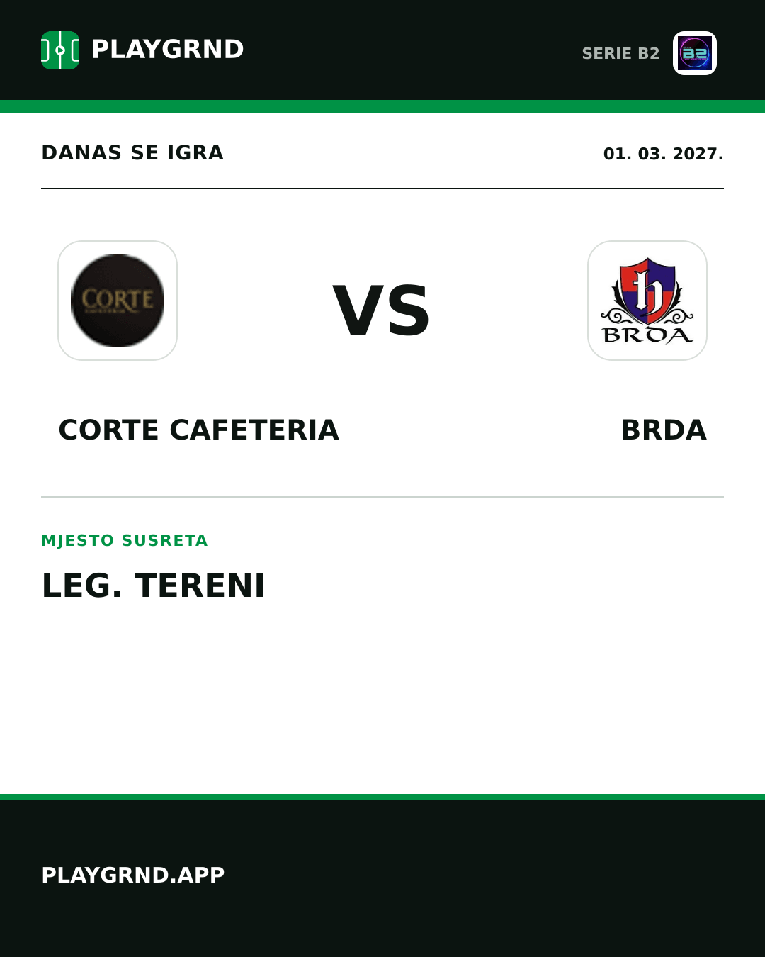 Instagram slika: Corte Cafeteria vs Brda