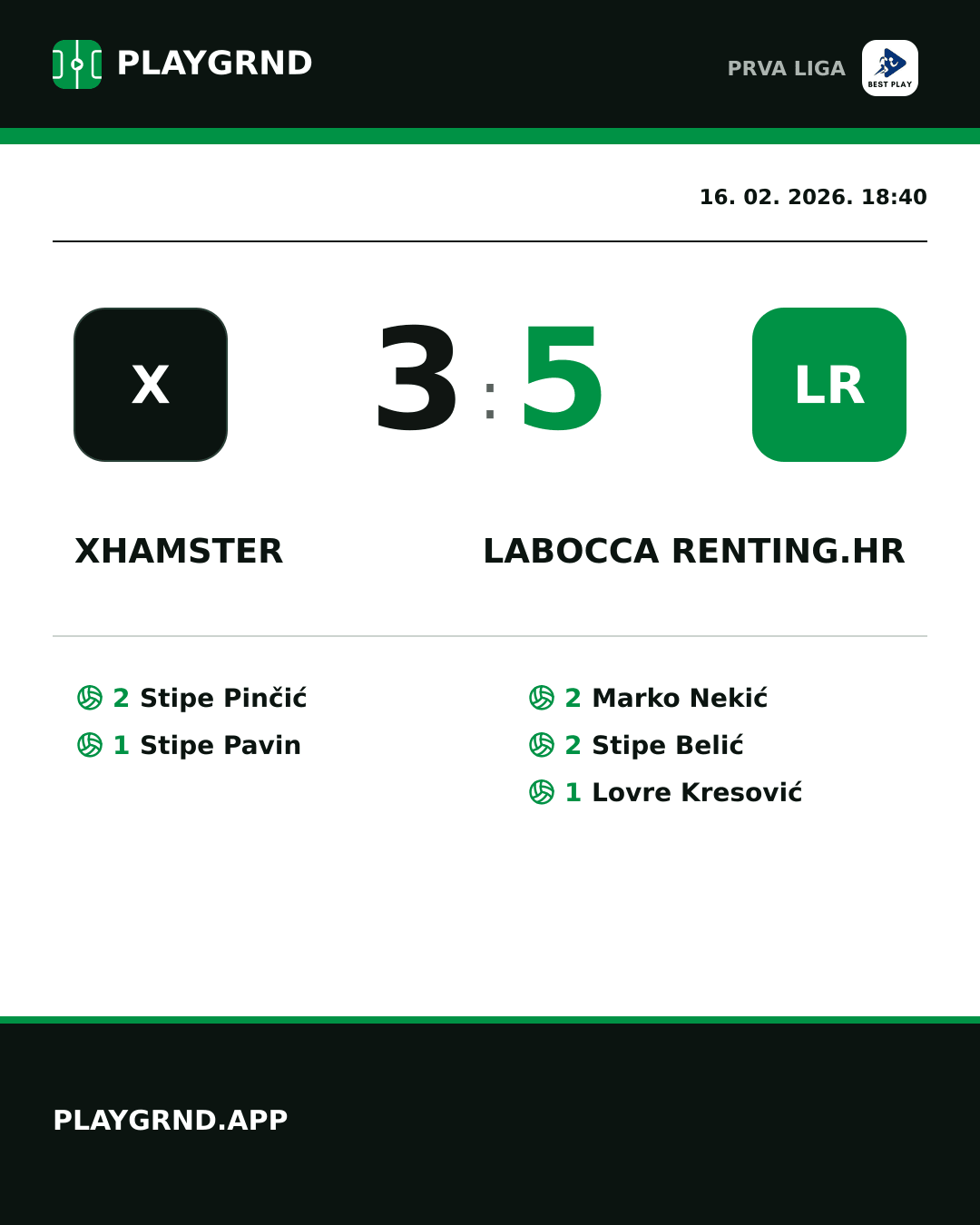 Instagram slika: XHamster 3:5 LaBocca Renting.hr