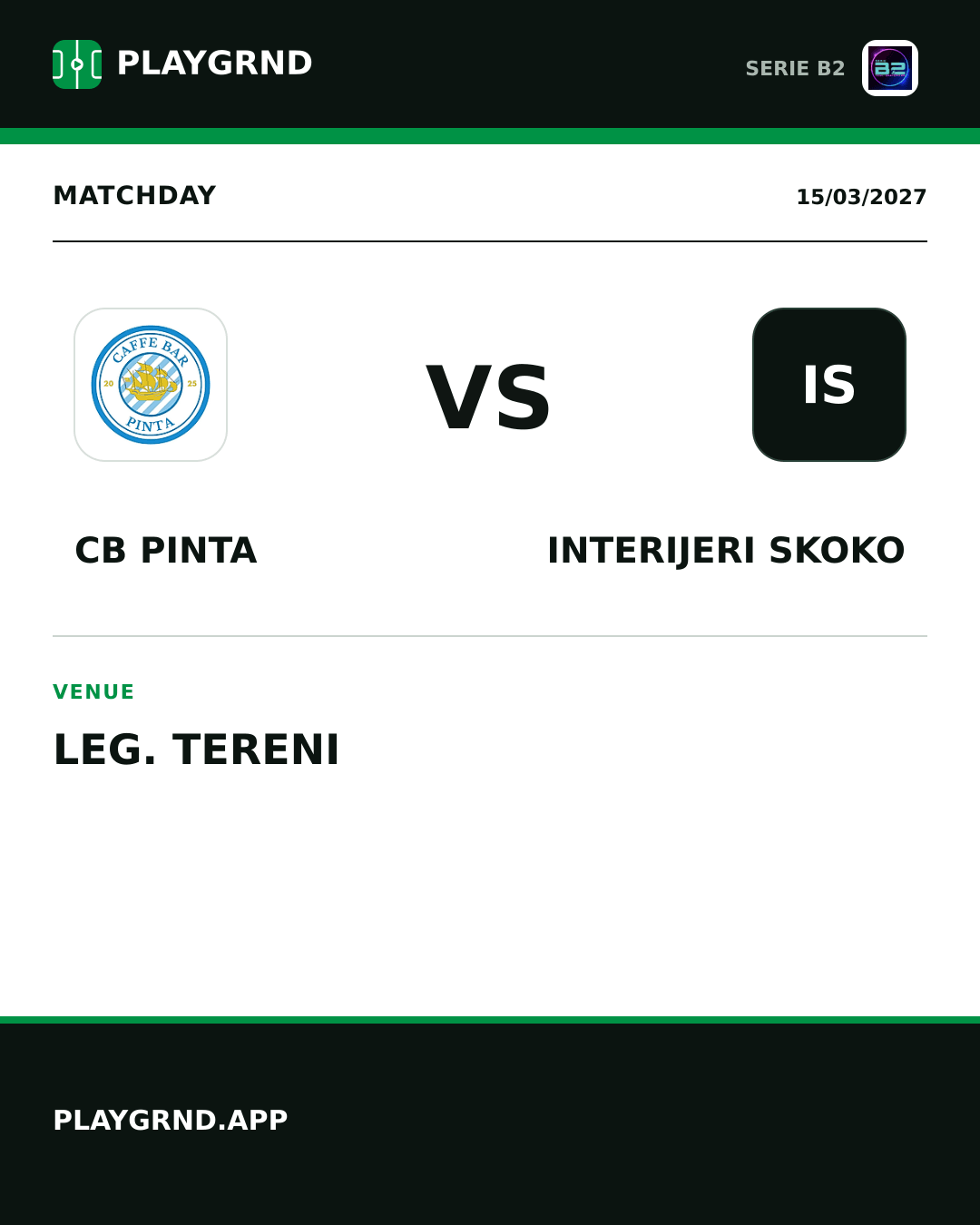Instagram artwork: CB Pinta vs Interijeri Skoko