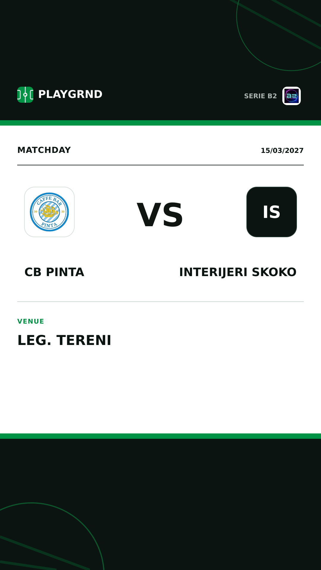 Instagram artwork: CB Pinta vs Interijeri Skoko