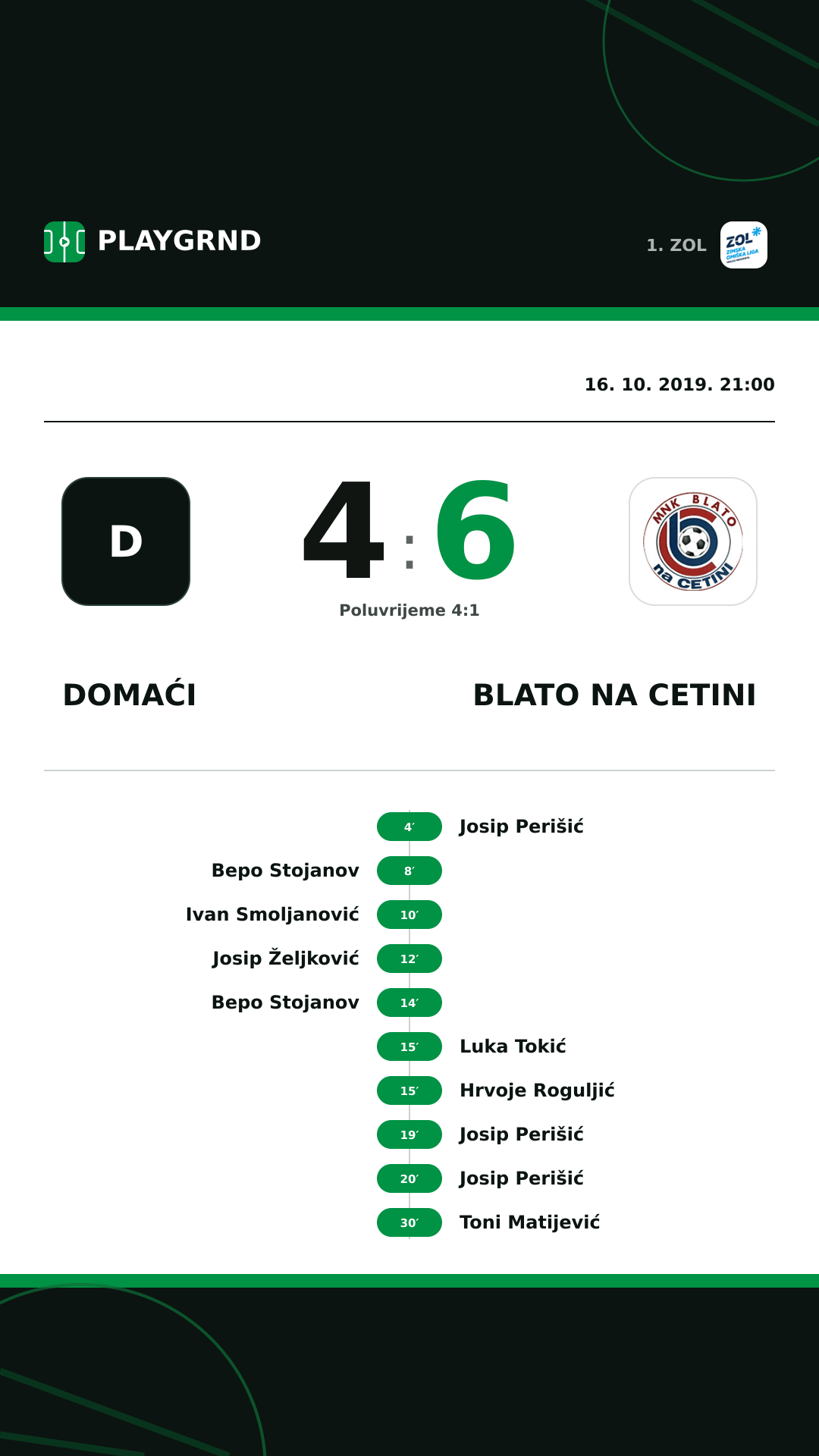 Instagram slika: Domaći 4:6 Blato na Cetini
