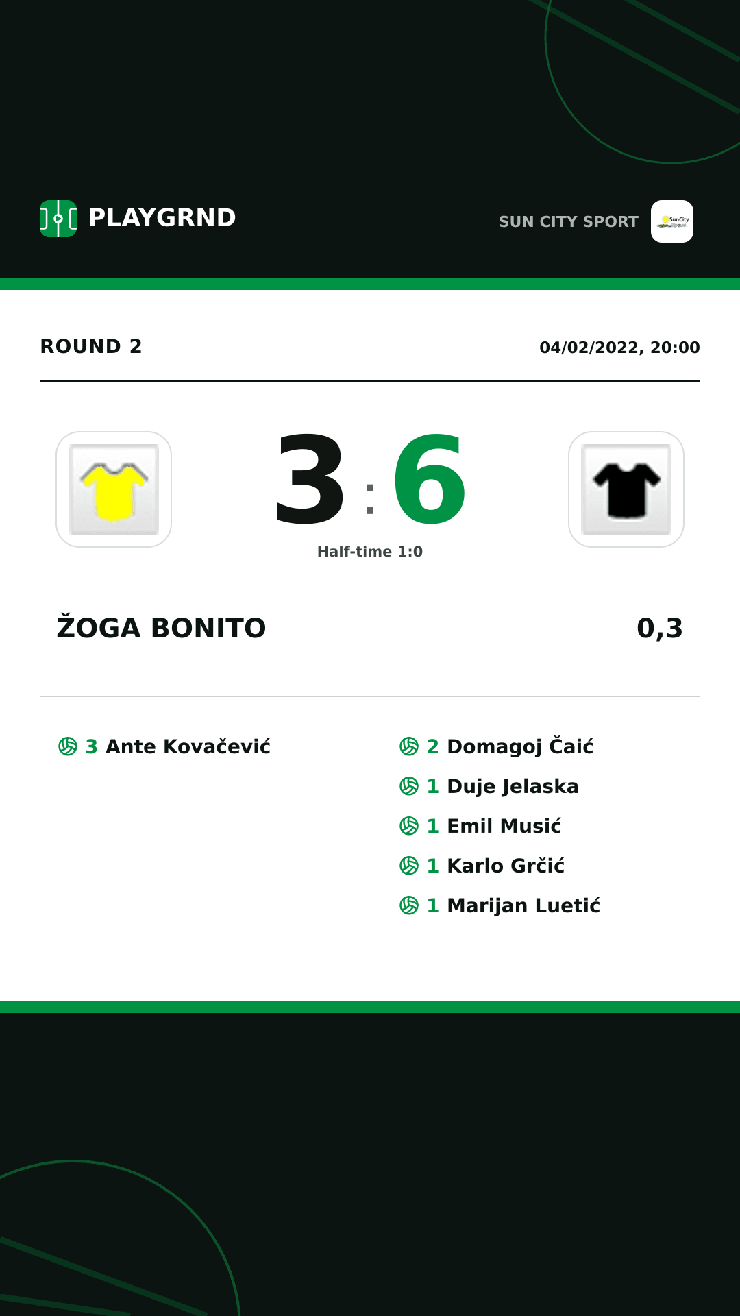 Instagram artwork: Žoga Bonito 3:6 0,3