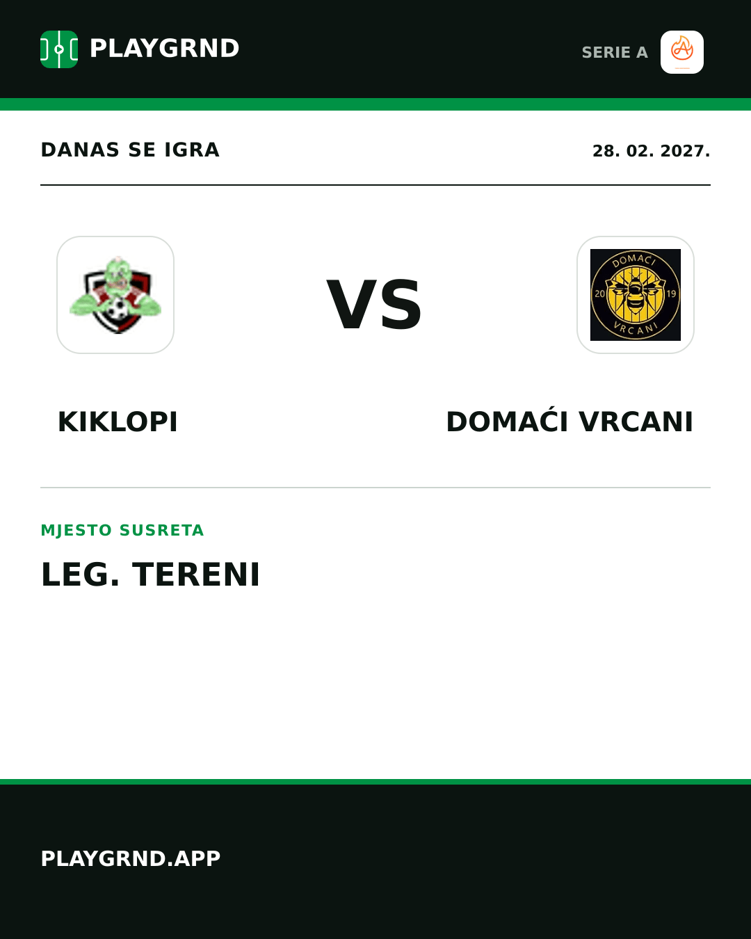 Instagram slika: Kiklopi vs Domaći Vrcani