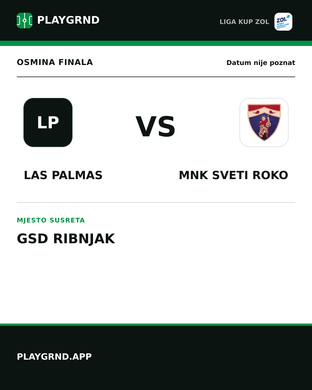Instagram slika: Las Palmas vs MNK Sveti Roko