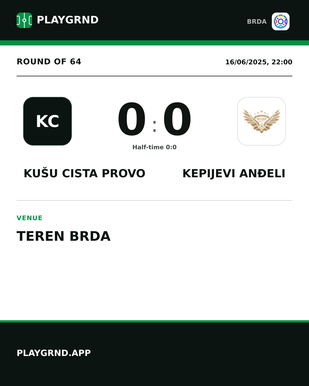 Instagram artwork: KUŠU Cista Provo 0:0 Kepijevi Anđeli