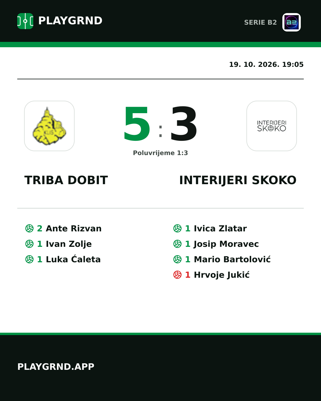 Instagram slika: Triba Dobit 5:3 Interijeri Skoko