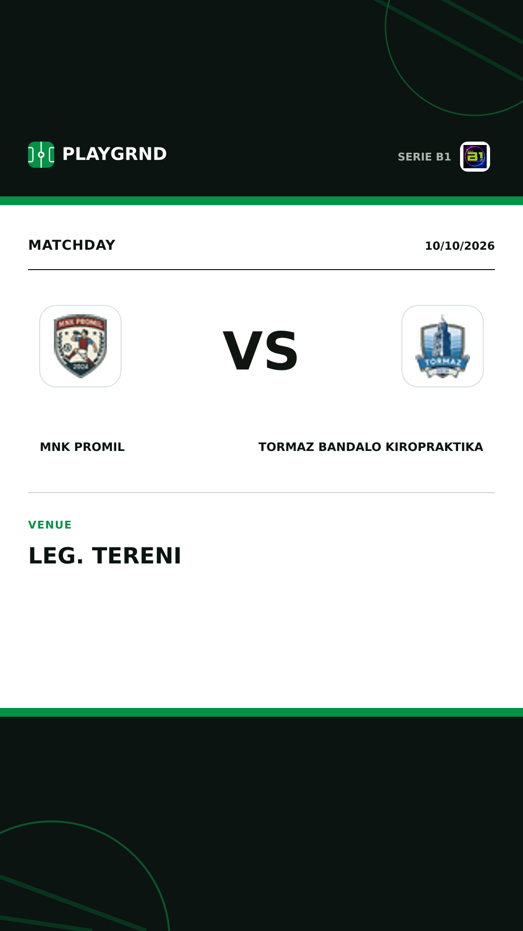 Instagram artwork: Mnk Promil vs Tormaz Bandalo Kiropraktika