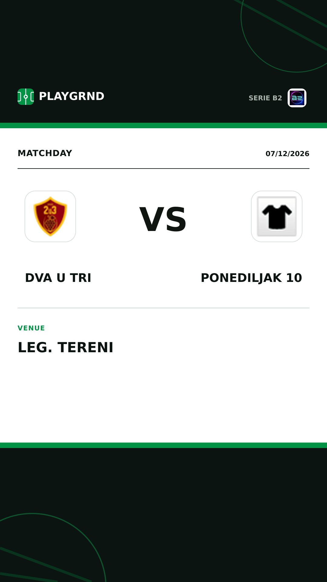 Instagram artwork: Dva U Tri vs Ponediljak 10