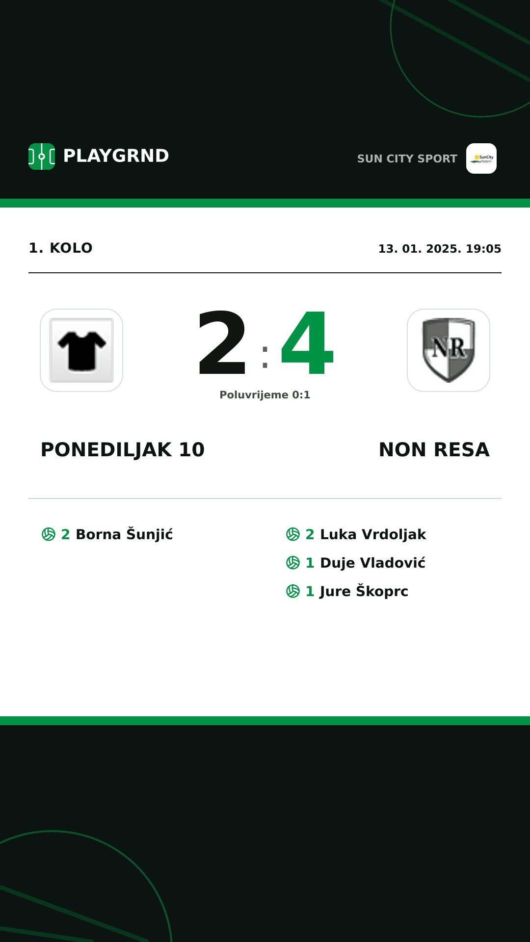 Instagram slika: Ponediljak 10 2:4 Non Resa