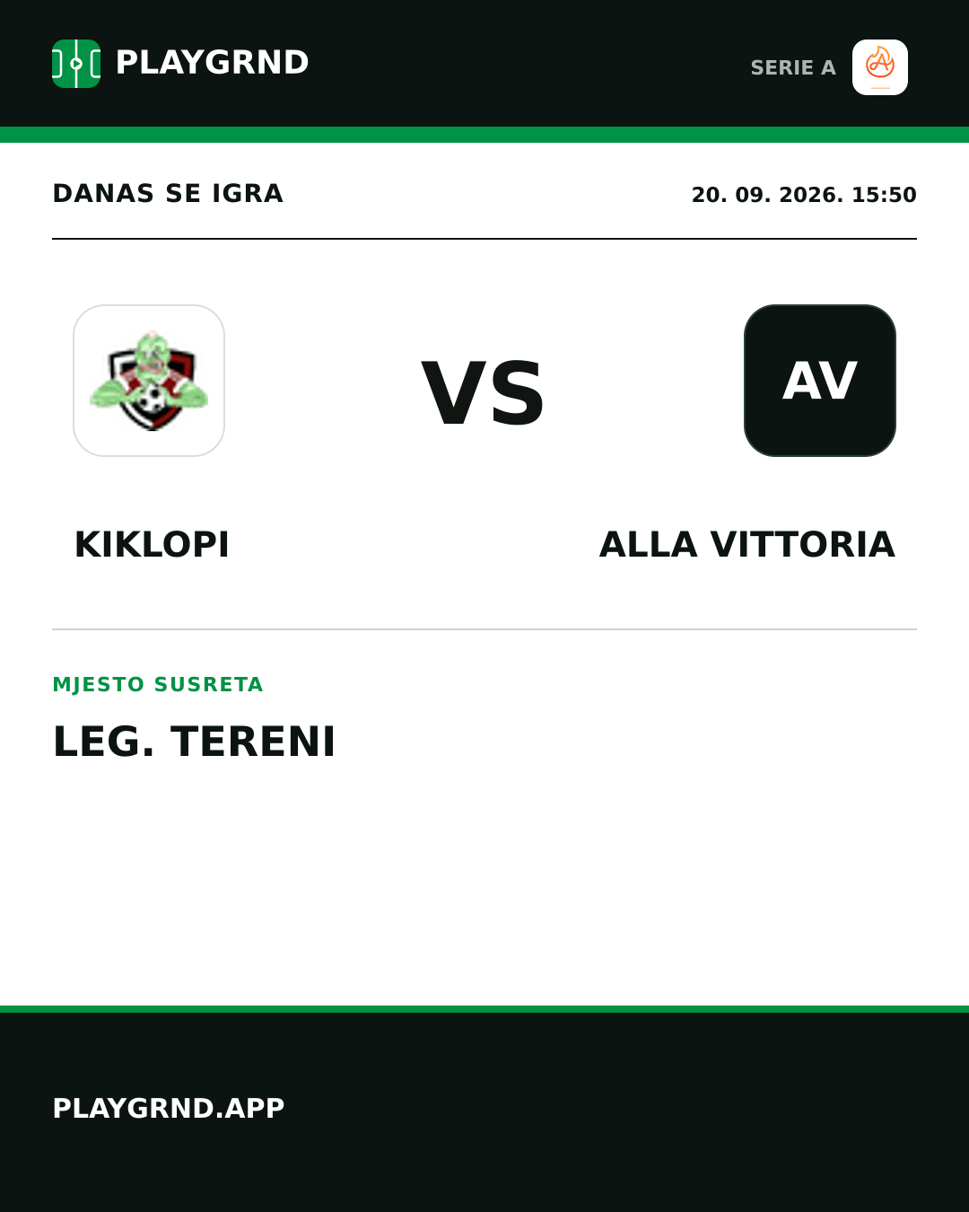Instagram slika: Kiklopi vs Alla Vittoria