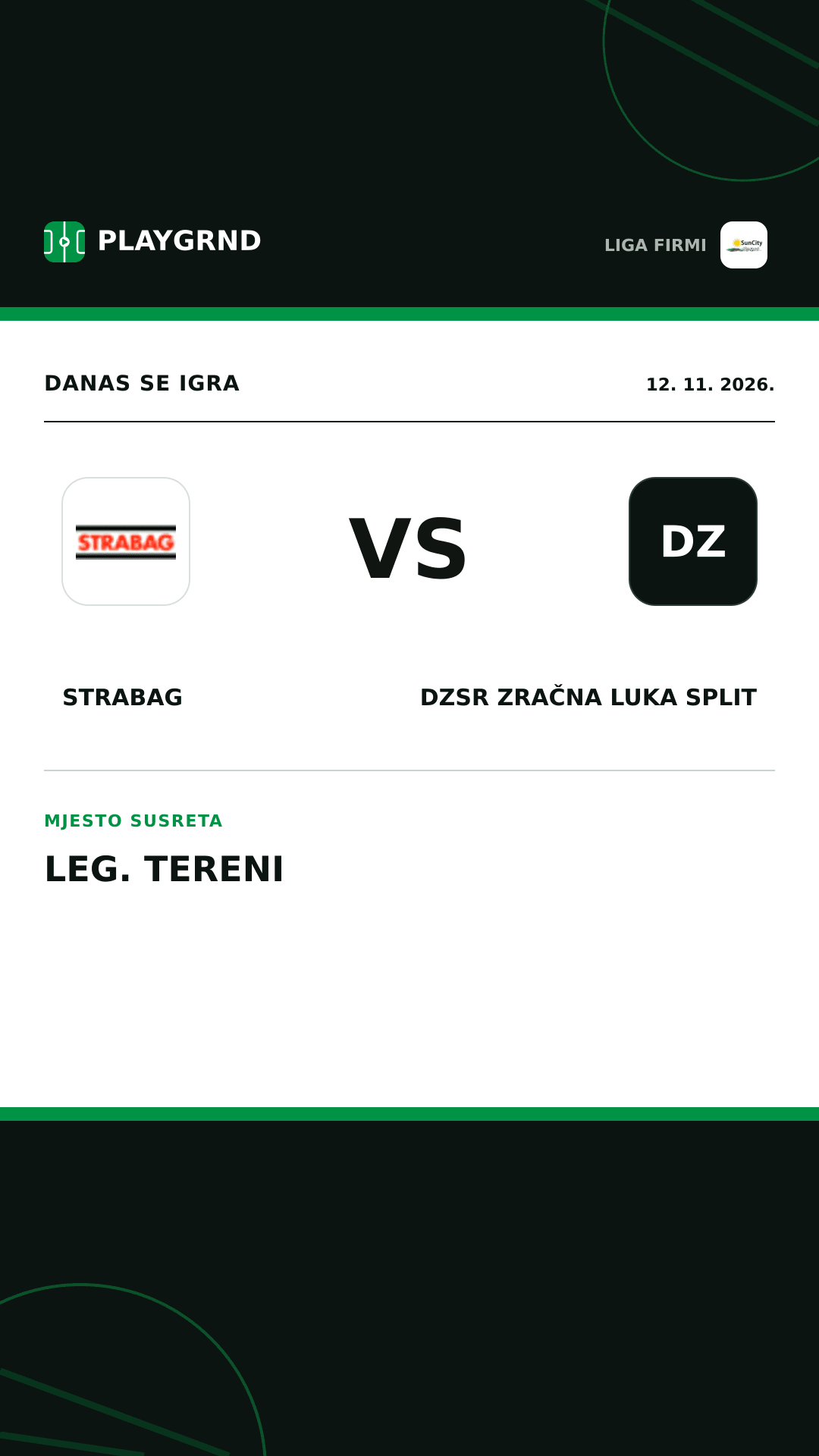 Instagram slika: Strabag vs DZSR Zračna Luka Split