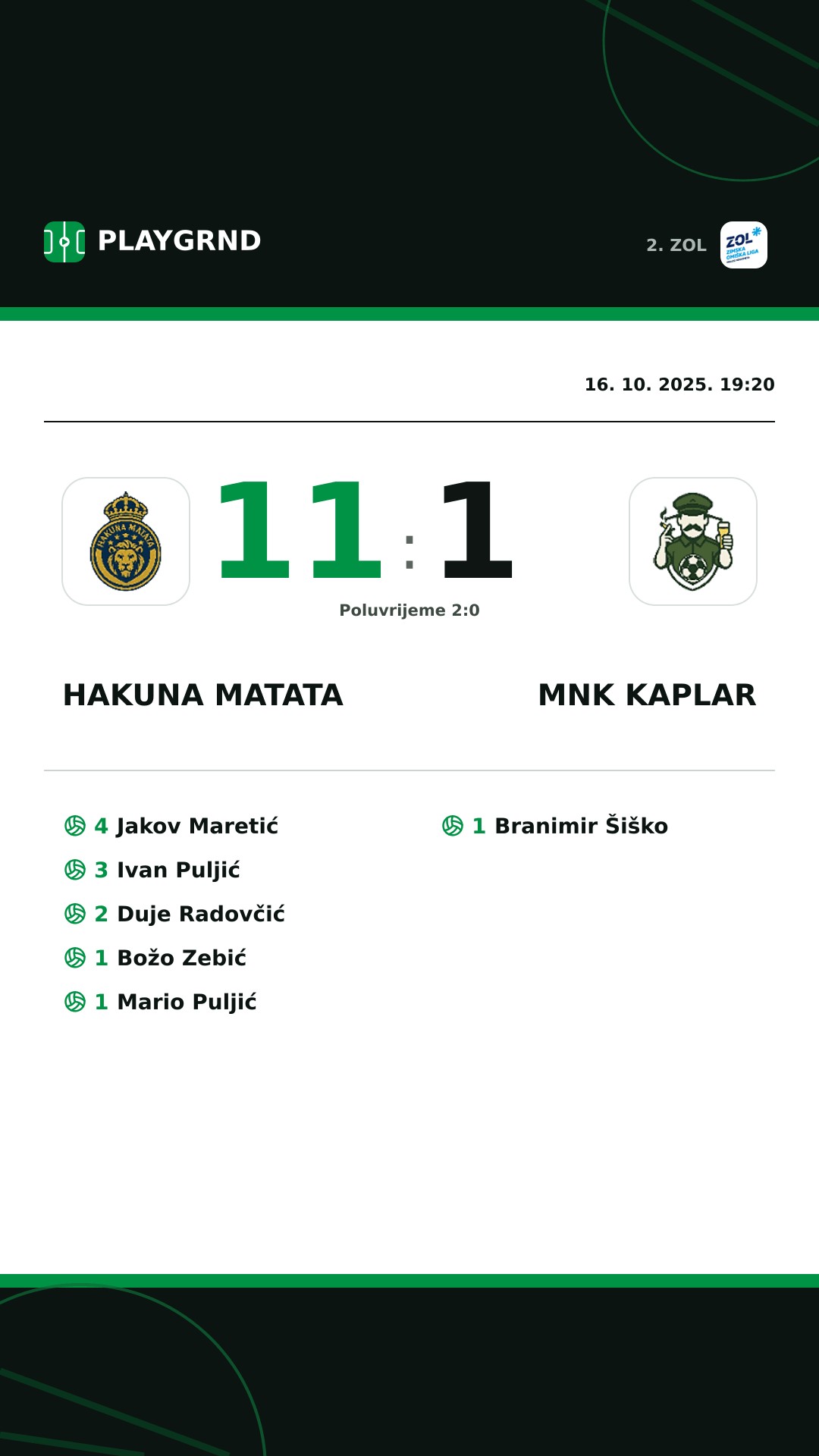 Instagram slika: Hakuna Matata 11:1 MNK Kaplar