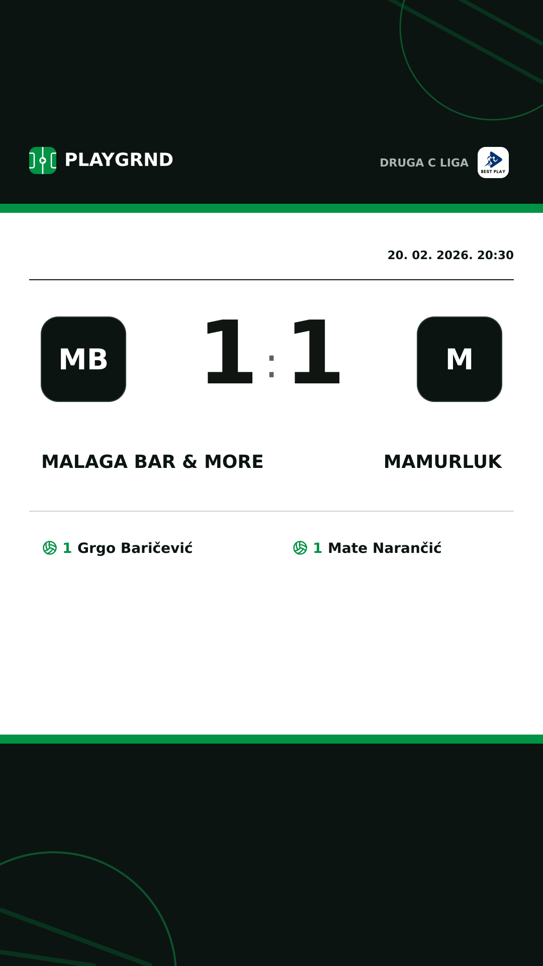 Instagram slika: Malaga Bar & More 1:1 Mamurluk