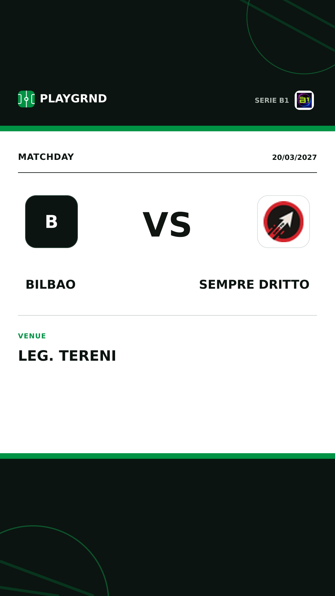 Instagram artwork: Bilbao vs Sempre Dritto