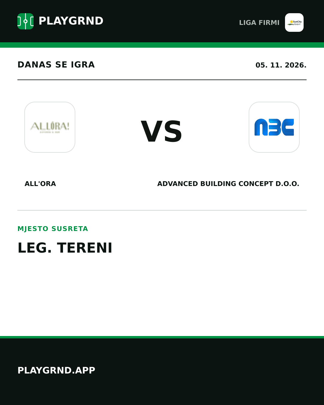 Instagram slika: All'Ora vs Advanced Building Concept d.o.o.